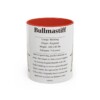 11oz Bullmastiff Mug, Red, front view
