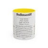 11oz Bullmastiff Mug, Yellow, front view
