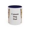 11oz-canaan-dog-mug-dad-navy 11oz Canaan Dog Dog Dad Mug, Navy, front view