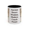 11oz Funny Canaan Dog Mug, Black, front view