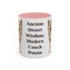 11oz Funny Canaan Dog Mug, Pink, front view