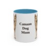 11oz Canaan Dog Dog Mom Mug, Light Blue, front view