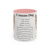 11oz Canaan Dog Mug, Pink, front view