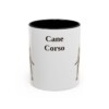 11oz Cane Corso Mug, Black, front view