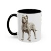 11oz Cane Corso Dog Dad Mug, Black, left side view