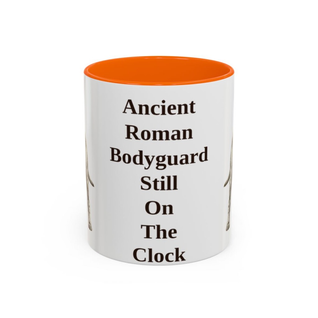 11oz-cane-corso-mug-humor-orange 11oz Funny Cane Corso Mug, Orange, front view