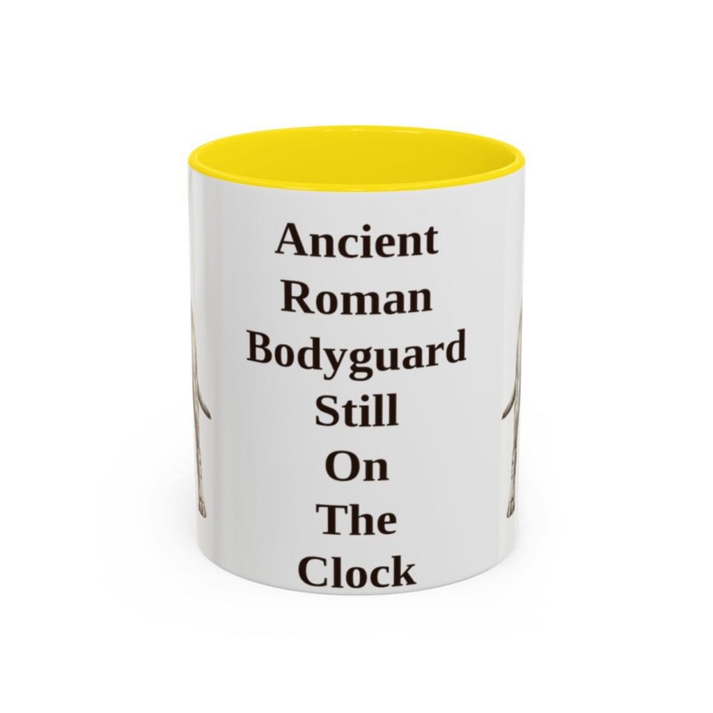 11oz-cane-corso-mug-humor-yellow 11oz Funny Cane Corso Mug, Yellow, front view