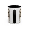 11oz Cane Corso Latin Mug, Black, back view