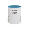 11oz Cane Corso Mug, Light Blue, front view