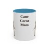 11oz Cane Corso Dog Mom Mug, Light Blue, front view