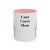 11oz Cane Corso Dog Mom Mug, Pink, front view