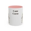 11oz Cane Corso Mug, Pink, front view