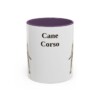 11oz Cane Corso Mug, Purple, front view