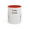 11oz Cane Corso Mug, Red, front view