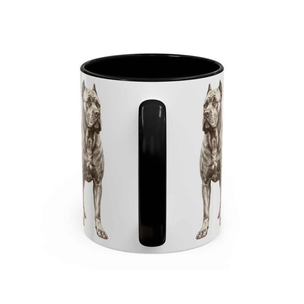 11oz cane corso mug, Black