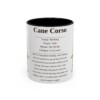 11oz cane corso mug, Black