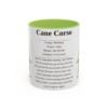 11oz cane corso mug, Light Green