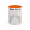11oz cane corso mug, Orange