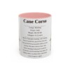 11oz cane corso mug, Pink