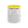 11oz cane corso mug, Yellow