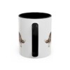11oz Funny Cardigan Welsh Corgi Mug, Black, back view