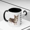 11oz Funny Cardigan Welsh Corgi Mug, Black, lifestyle photo