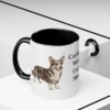11oz Cardigan Welsh Corgi Dog Mom Mug, Black, lifestyle photo