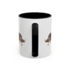 11oz Cardigan Welsh Corgi Mug, Black, back view