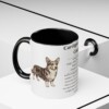 11oz Cardigan Welsh Corgi Mug, Black, lifestyle photo