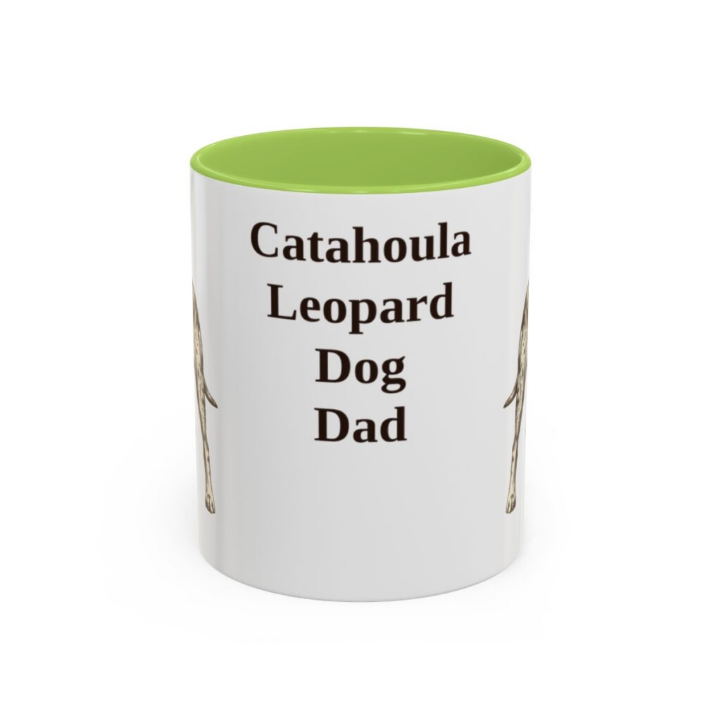 11oz-catahoula-leopard-dog-mug-dad-light-green-1 11oz catahoula leopard dog mug, Light Green