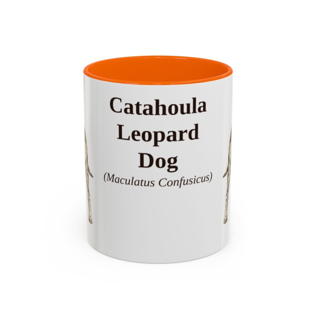 11oz-catahoula-leopard-dog-mug-latin-orange-1 11oz catahoula leopard dog mug, Orange