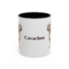 11oz Cavachon Mug, Black, front view