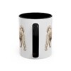 11oz Cavachon Latin Mug, Black, back view