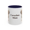 11oz Cavachon Dog Mom Mug, Navy, front view
