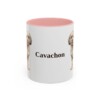11oz Cavachon Mug, Pink, front view