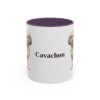 11oz Cavachon Mug, Purple, front view