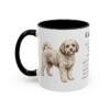 11oz Cavachon Mug, Black, left side view