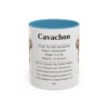 11oz Cavachon Mug, Light Blue, front view