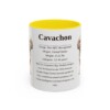 11oz Cavachon Mug, Yellow, front view