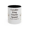 11oz-cavalier-king-charles-spaniel-mug-latin-black-front 11oz Cavalier King Charles Spaniel Latin Mug, Black, front view