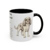 11oz Cavalier King Charles Spaniel Mug, Black, right side view