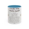 11oz Cavalier King Charles Spaniel Mug, Light Blue, front view