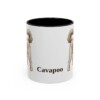 11oz Cavapoo Mug, Black, front view
