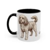 11oz Cavapoo Mug, Black, left side view