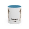 11oz Cavapoo Dog Dad Mug, Light Blue, front view