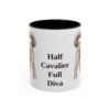 11oz Funny Cavapoo Mug, Black, front view