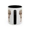 11oz Cavapoo Latin Mug, Black, back view