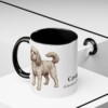 11oz Cavapoo Latin Mug, Black, lifestyle photo