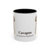 11oz Cavapoo Latin Mug, Black, front view