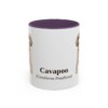 11oz Cavapoo Latin Mug, Purple, front view